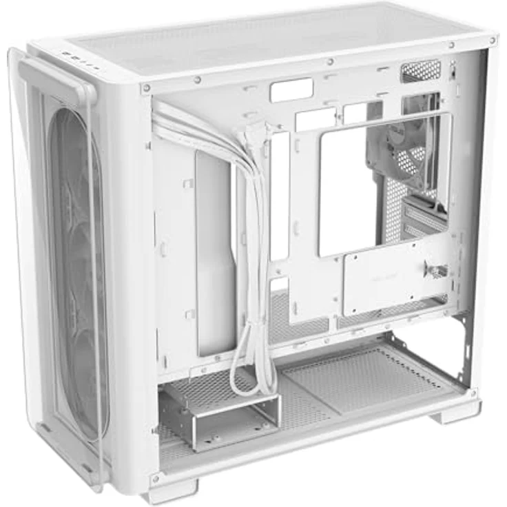 ASUS A23 Plus TG ARGB White microATX PC Gehäuse (Mesh Frontpanel, 360-mm-Radiatoren, 380-mm-Grafikkarten) – Bild 5