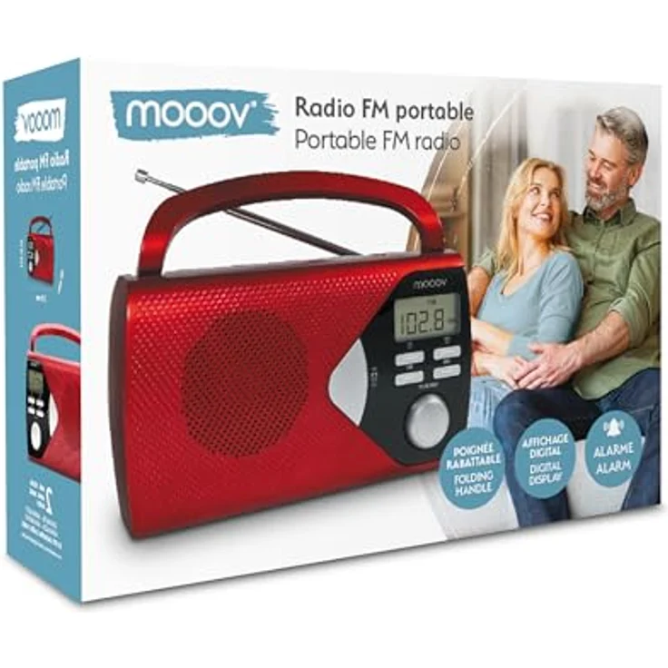Metronic 477201 Tragbares Radio Rot – Bild 9