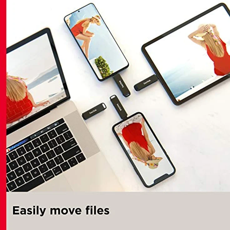 SanDisk - 186553 iXpand Luxe, 128GB, USB 3.1, USB-C – Bild 6