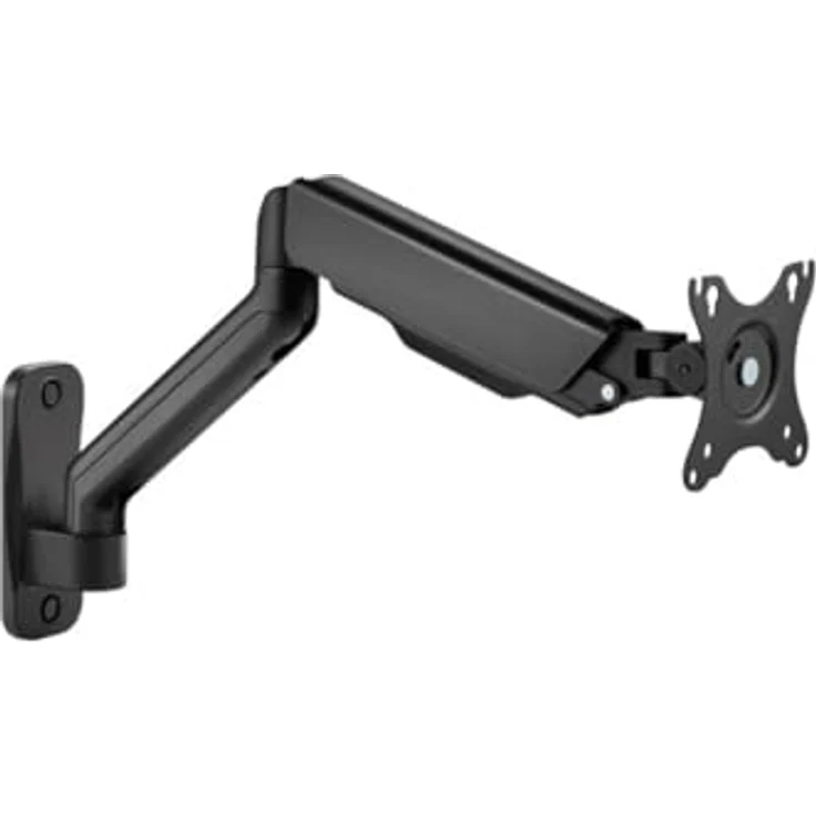 Goobay Single-Monitor-Wandhalterung mit mechanischer Feder, schwarz - Flexibel einstellbar für ergonomische Arbeitsplätze und Multimedia-Anwendungen – Bild 2