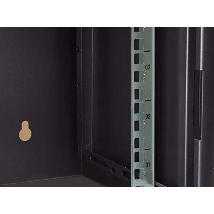 Good Connections GC R0113 10" Wandgehäuse, 12HE, 300mm Tiefe, schwarzes Serverschrank mit abschließbaren Türen – Bild 3