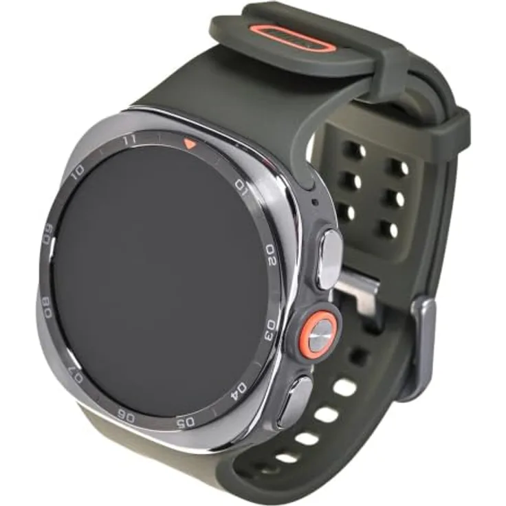 Samsung Galaxy Watch Ultra2, 3,81 cm (1.5"), AMOLED Touchscreen, WLAN, GPS, Silber, 61,5 g