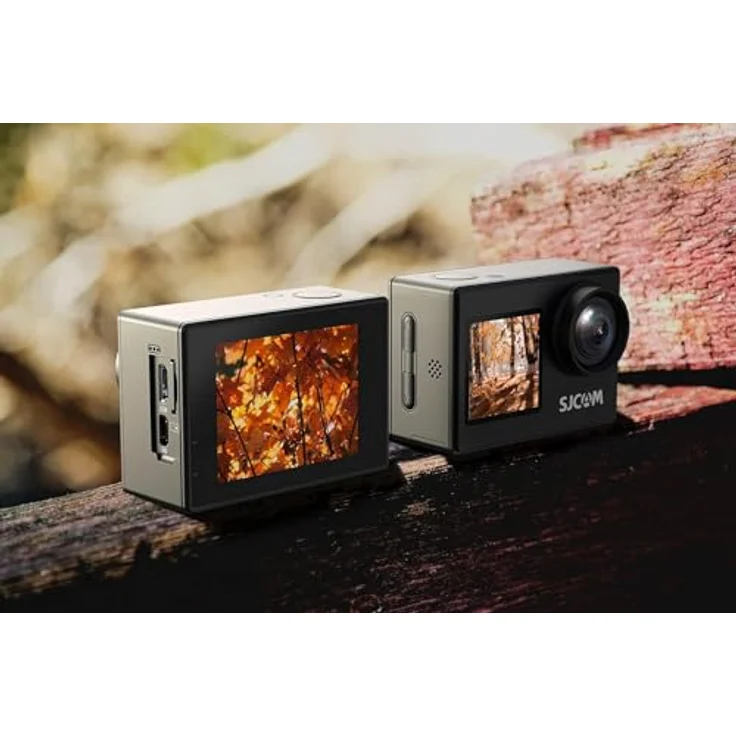 Sjcam SJ4000 Dual Screen, 4K Action Cam mit WLAN, wasserdicht bis 1m, Schwarz – Bild 3