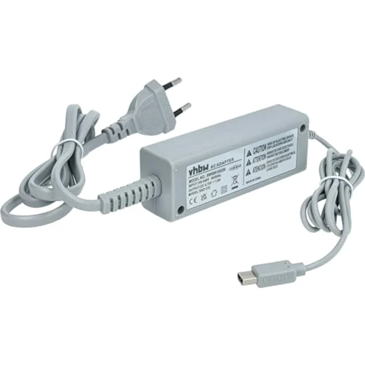 vhbw Ladegerät Netzteil passend für Nintendo Wii U GamePad - Ladekabel – Bild 2