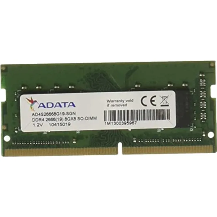 ADATA Premier Arbeitsspeicher (8 GB, DDR4, 2666 MHz, PC4-21300, CL19, SODIMM)
