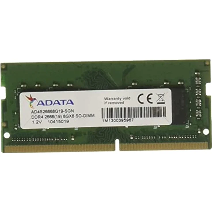 ADATA Premier Arbeitsspeicher (8 GB, DDR4, 2666 MHz, PC4-21300, CL19, SODIMM) – Bild 1