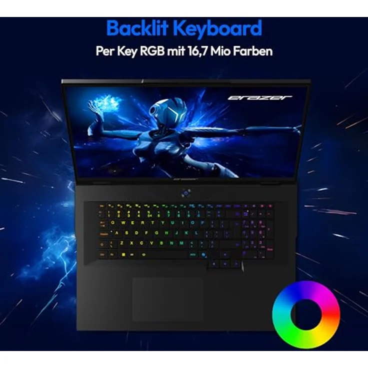 MEDION Beast 18 X1 30039675, 18" QHD+ Laptop mit Intel® Core™ Ultra 9-275HX, 32GB RAM, 2TB SSD, RTX 5090, schwarz, Windows 11 – Bild 7