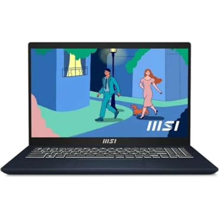 MSI Modern 15 B12MO-640PL Laptop, 39.6 cm (15.6) Full HD, Intel® Core™ i5-1235U, 16 GB DDR4-RAM, 512 GB SSD, WLAN