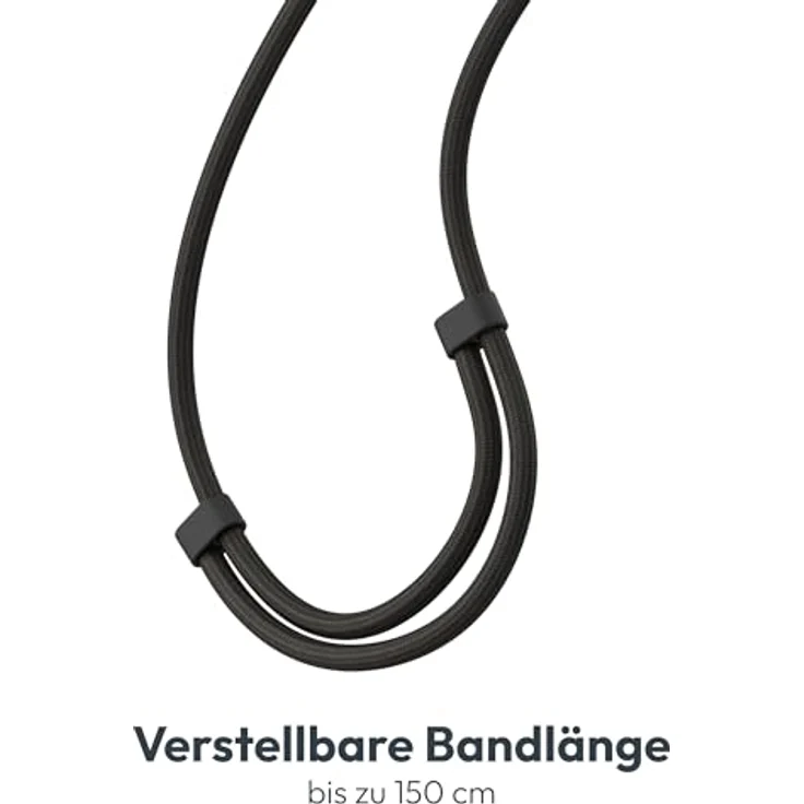 Vonmählen Infinity Go Gurt, universelle Handy-Kette für jede Marke, schwarz – Bild 8