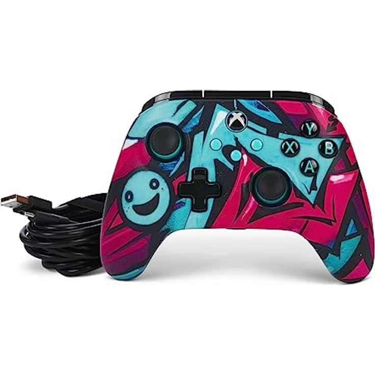 Esselte PowerA Advantage Gaming Controller, kabelgebunden für Xbox Series X S, mit 2 belegbaren Tasten, 3-Wege-Trigger-Locks, Blau und Violett, 3 Meter USB-C-Kabel – Bild 8