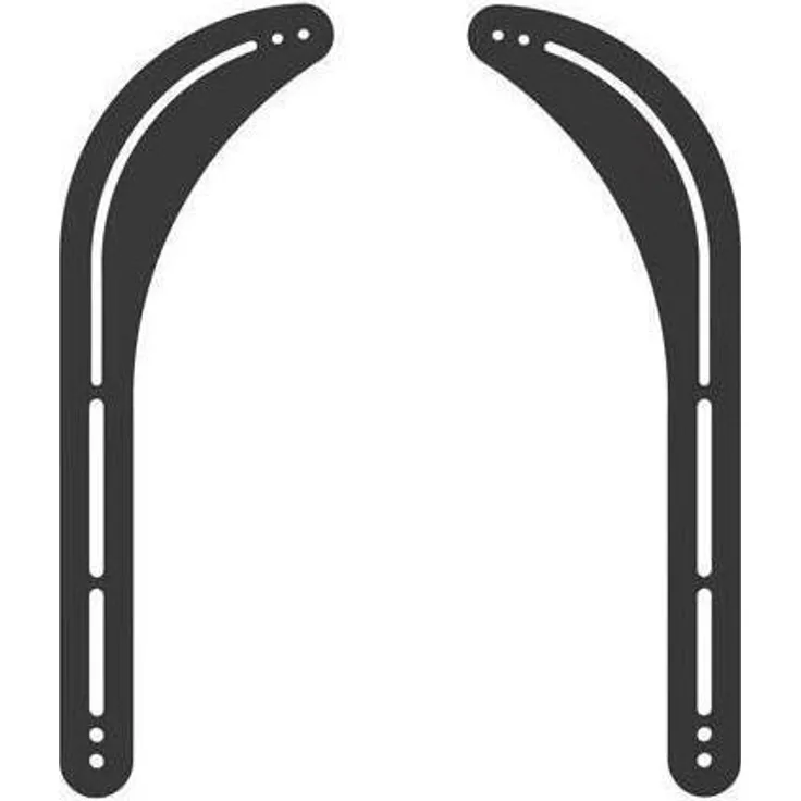 Vivolink VLMSB3270 Lautsprecherständer für TV, bis 70 Zoll, max. 15 kg, schwarz
