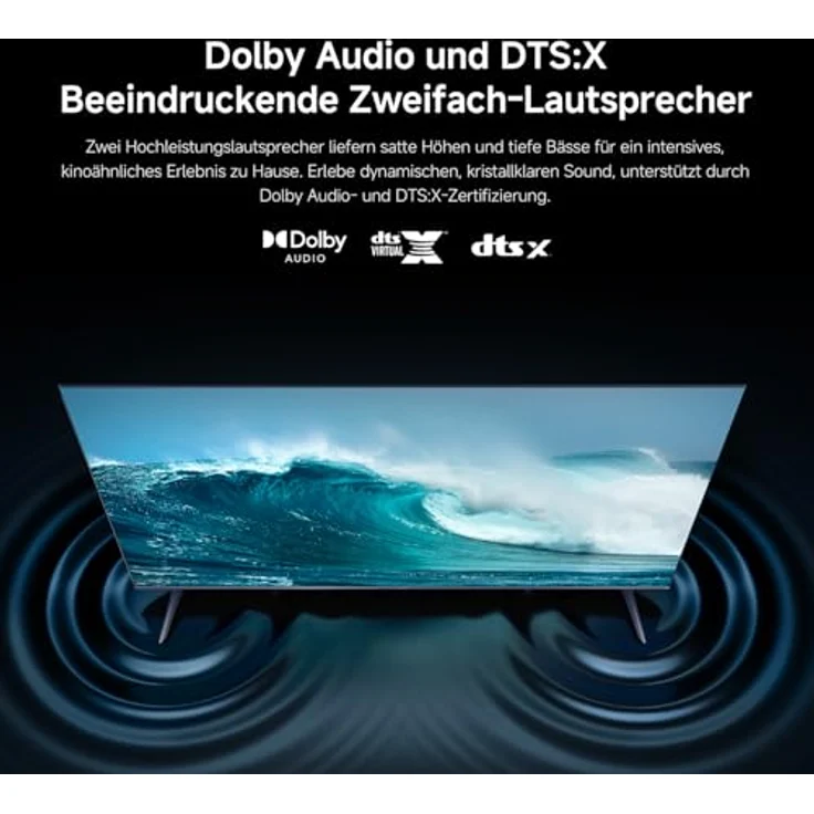 Xiaomi TV F Pro 65, 165 cm 4K UHD QLED Smart TV mit Fire OS8, Triple Tuner, HDR10+, 120Hz Game Boost Mode und Sprachsteuerung – Bild 10