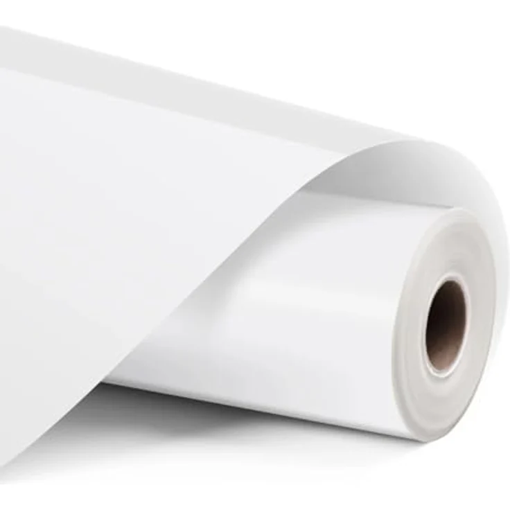 Loklik Permanent Klebefolie Vinyl Matt, 30.5 x 180 cm, weiß, für Glas, Keramik und Metall – Bild 1