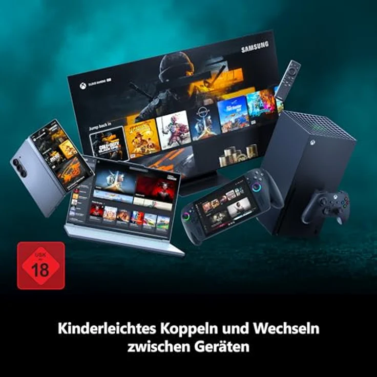 MICROSOFT Xbox Ice Breaker Special Edition Wireless Controller, Blau/Mehrfarbig, für Series, Android, MAC, PC, Series S, X mit strukturierten Triggern und gummierten Griffe – Bild 5
