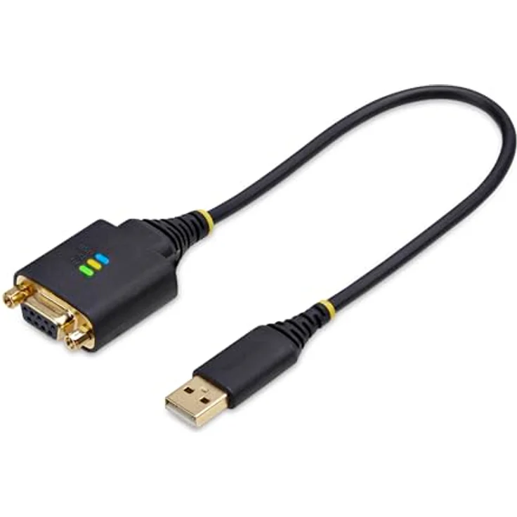StarTech.com 30cm USB Null Modem Kabel, USB Seriell Adapter mit FTDI Chipsatz, schwarz, unterstützt Windows/macOS/Linux – Bild 8