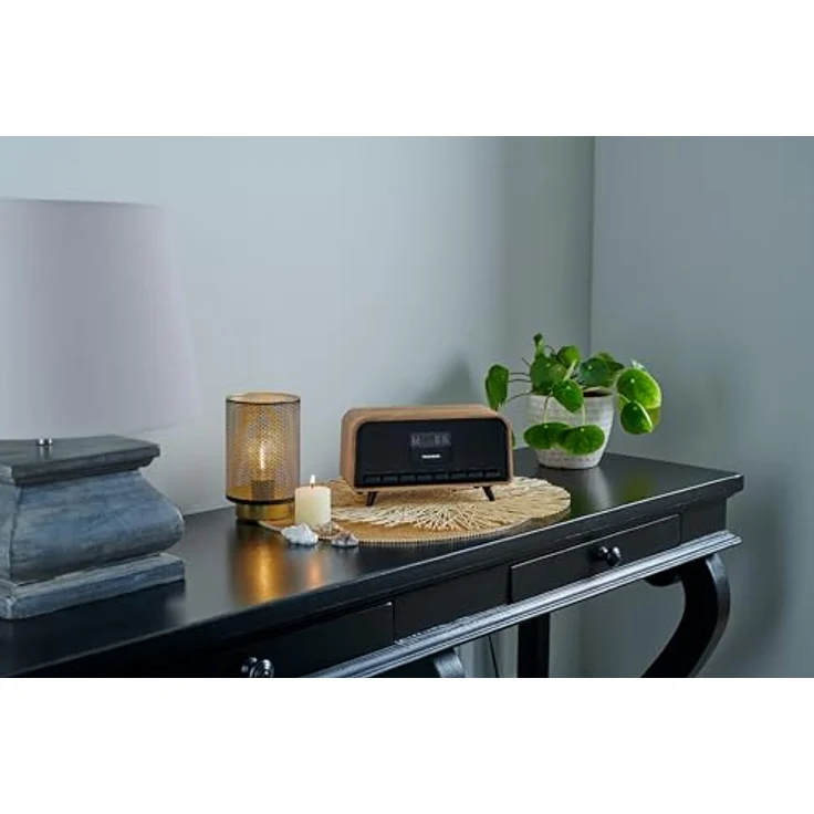 Thomson Radio Vintage Cosy noir, FM Radio mit Bluetooth und 50 Watt Leistung, Schwarz – Bild 2