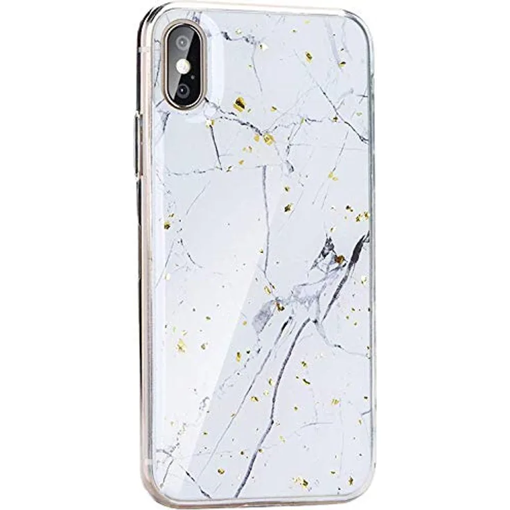 cofi1453 Marble Hülle, geeignet für Apple iPhone X, Handy-Schutzhülle, bunt