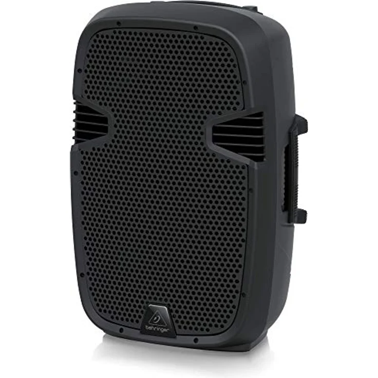 Behringer PK112A, Aktiver PA Lautsprecher mit 600-Watt Leistung, 12" Treiber, Bluetooth, Mediaplayer und Mixer, Schwarz – Bild 4