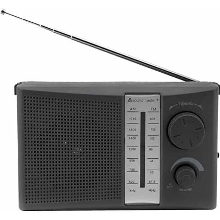SOUNDMASTER UKW/MW Radio TR490 SW, schwarz – Bild 1
