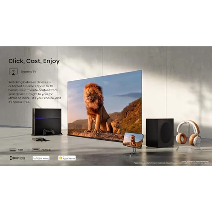 Hisense 43A6Q, 43 Zoll 4K Ultra HD Smart TV mit VIDAA U8, Dolby Vision, HDR 10+, Game Mode Plus, Alexa Built-in, DTS Virtual X Audio – Bild 8
