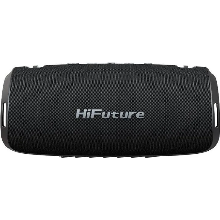 HiFuture Speaker Gravity Bluetooth (black), Bluetooth Lautsprecher mit 45 Watt Gesamtleistung, RGB-Hintergrundbeleuchtung, IPX7 Spritzwasserschutz