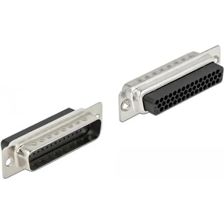 Delock D-Sub HD 44 Pin Crimp Stecker, Metall, 2 Stück