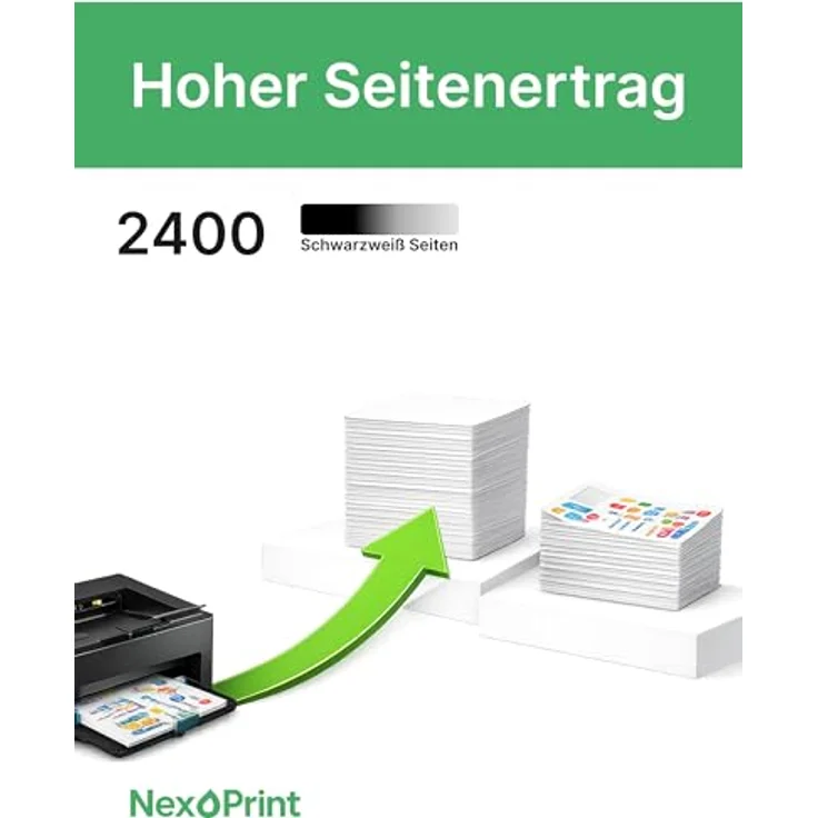 NexoPrint Toner kompatibel zu HP W1350X 135X, schwarz, für LaserJet M209d M209dw MFP M234d M234dw, 2400 Seiten, brillante Druckqualität – Bild 3