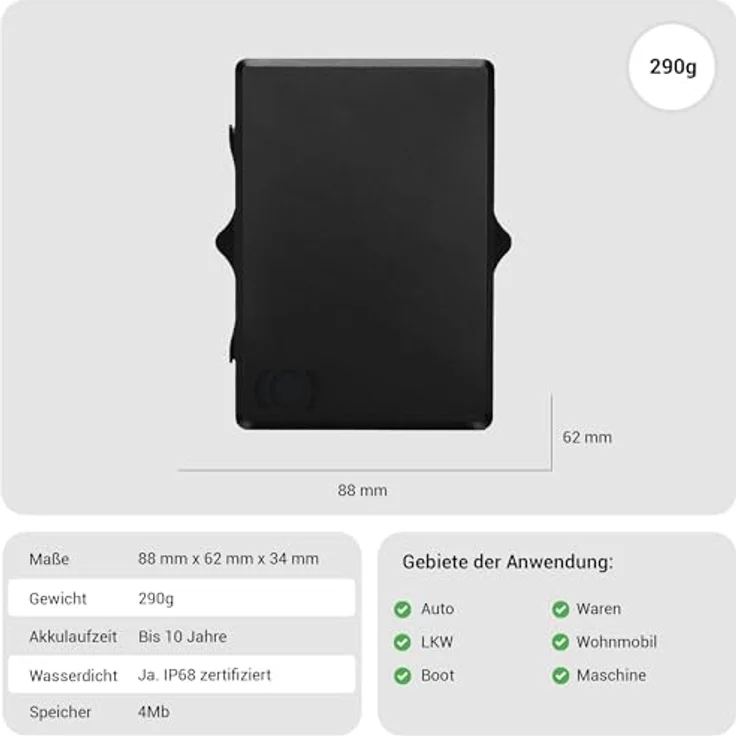 MiniFinder Xtreme 4G Tracker, wiederaufladbarer GPS-Tracker mit lokalisierungstechnologie – Bild 3