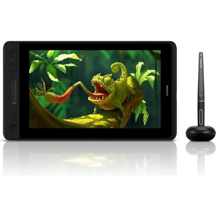 HUION KAMVAS PRO 12 Grafiktablett - 11.6 Zoll - Schwarz - 5080 lpi - USB - Neigungsunterstützung - 8192 Druckniveaus – Bild 1