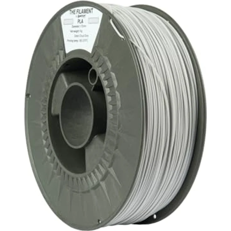 Spectrum Filaments PLA Refill, 1 kg 1,75 mm 3D-Druckmaterial, Cloud Grey, Made in EU – Bild 2
