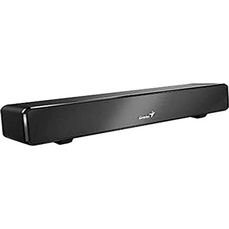 Genius Mini Soundbar 100, USB Soundbar in schwarz mit kompakter Bauweise – Bild 1