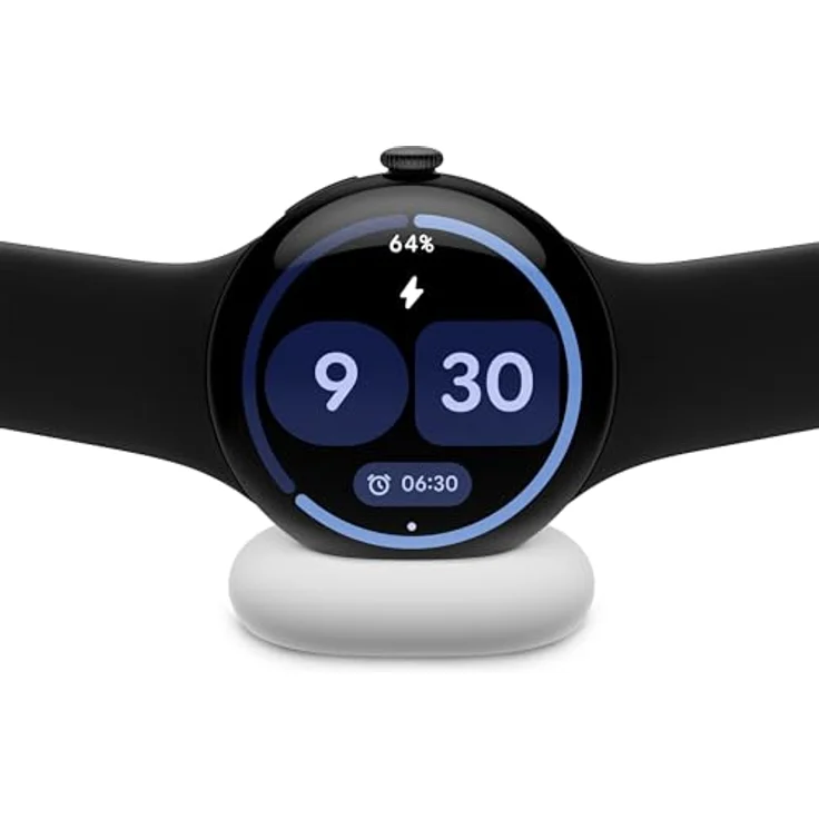 Google Pixel Watch Charger, Smartwatch Zubehör, Weiss, kabelloses Ladegerät – Bild 2