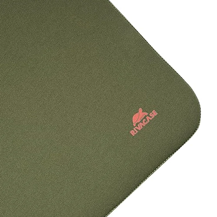 Rivacase Anti-shock Case für MacBook 13", vertikale Notebooktasche aus Neopren und Polyester, khaki-grün – Bild 9