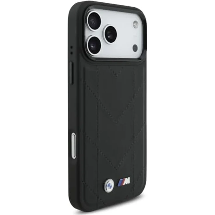 CG MOBILE BMW M-Stepplogo Hardcase, Kunstleder/PC/TPU, kompatibel mit MagSafe für iPhone 17 Pro Max (Schwarz) – Bild 4