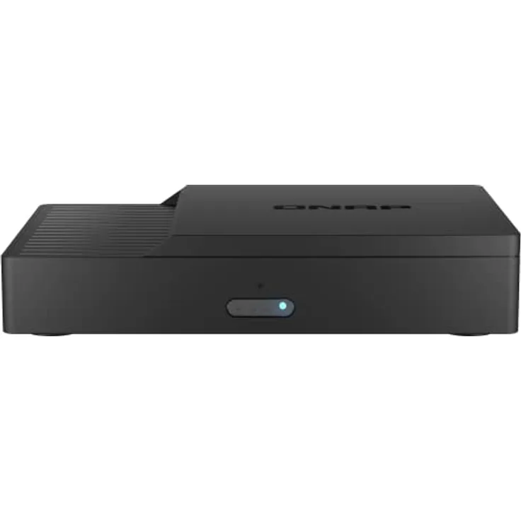 QNAP KoiBox-100W Intel Celeron TGL 6305 DDR4 1xGbE RJ45 video conferencing, NAS, Schwarz