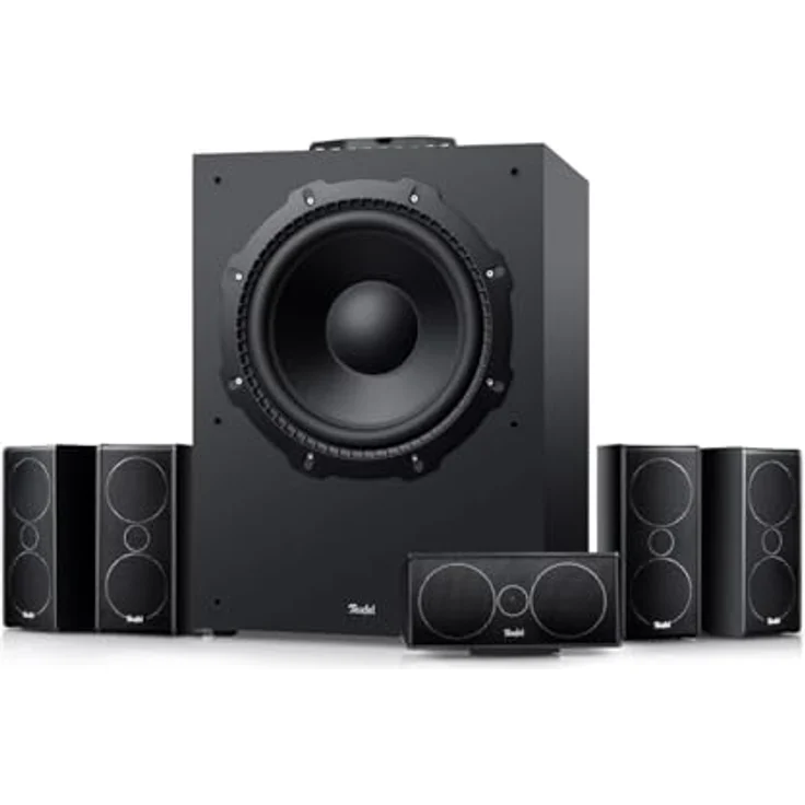 Teufel CONSONO 35 Concept Power Edition - 5.1 Surround Soundsystem, Komplettsystem Heimkino mit integriertem AV-Receiver, Bluetooth, Dolby Audio, USB-C-Soundkartenfunktion, HDMI ARC CEC - Schwarz – Bild 2