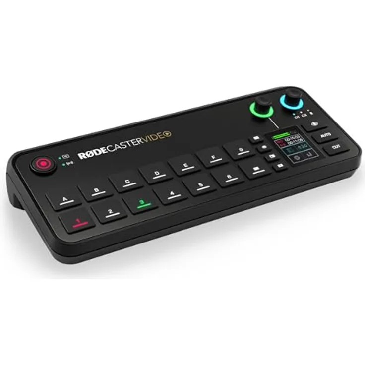 RØDE RøDECaster Video, Mischpult mit High-Performance Octa-Core CPU und Neutrik Combo-Jacks, Schwarz