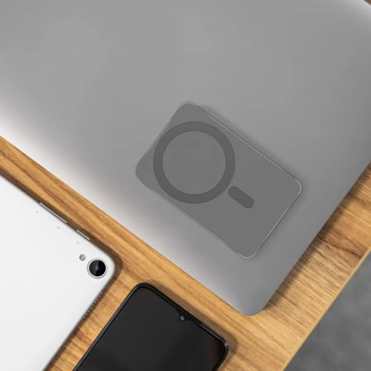 Kruger&Matz KM0911 Powerbank 5000 mAh MagSafe, grau, kabelloses und schnelles Laden, USB-C Anschluss, universell einsetzbar – Bild 9