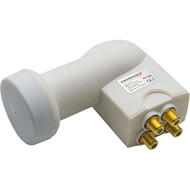 Premium X Quattro LNB Digital SAT für Mehrteilnehmer Multischalterbetrieb Satelliten Empfangskopf 0,1dB DVB-S2 HDTV 4K 8K – Bild 1