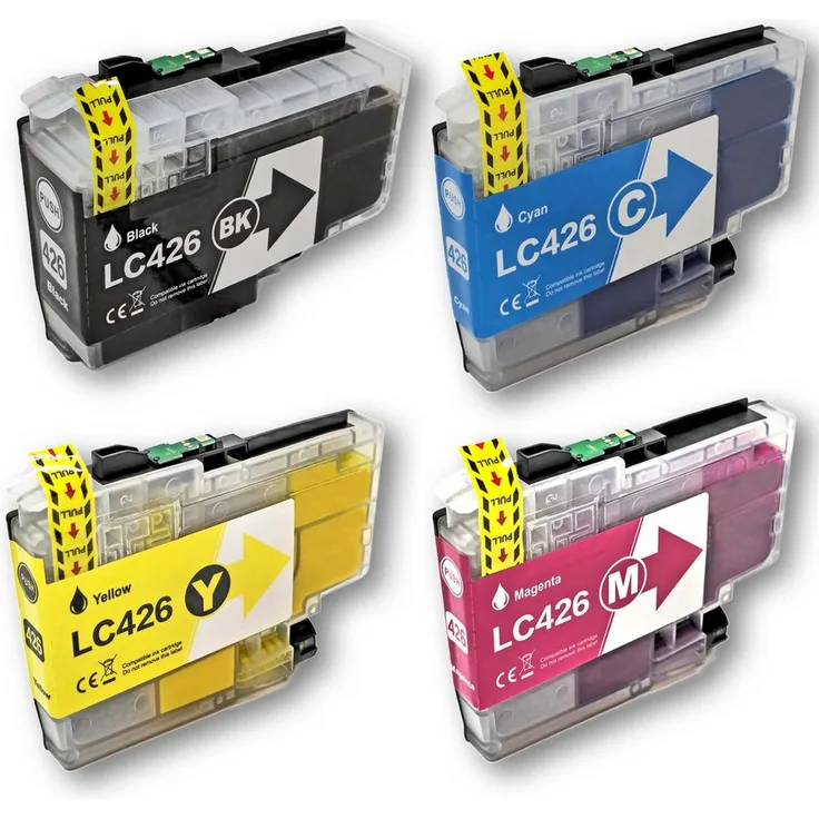 Gigao LC-426 Tintenpatronen Set für Brother MFC-J4340DW, 4 Farben, hohe Druckreichweite, 3.000 Seiten Schwarz, 1.500 Seiten Farbe