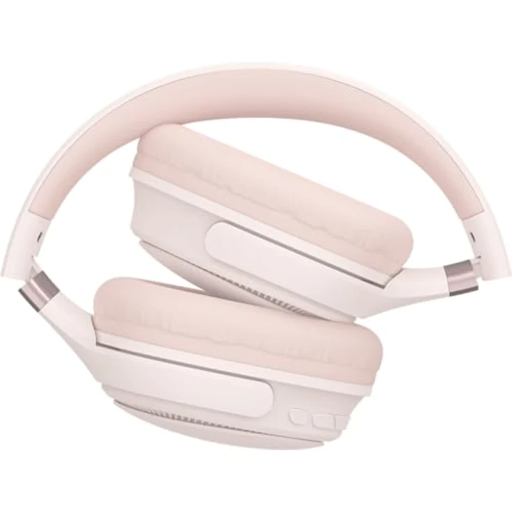 COFI 1453 Kabellose Over-Ear Kopfhörer mit Bluetooth V5.3 - Rose Gold - Kraftvoller Klang, 55 Stunden Wiedergabezeit – Bild 3