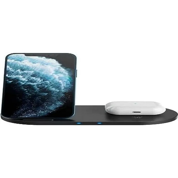 CANYON Wireless Ladestation 2in1 QI CNS-WCS202B schwarz