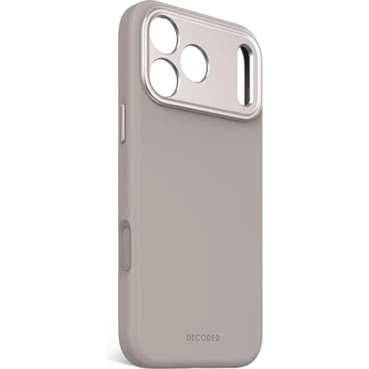 Decoded Silikonhülle für iPhone 17 Pro Max, Antibakterielle Beschichtung, MagSafe Kompatibel, Fallschutz, Kratzfest, Hell Braun – Bild 2