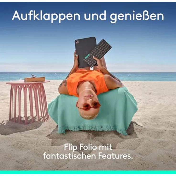 Logitech 920-013397, Tablet Tastatur mit deutscher Tastenbelegung – Bild 2