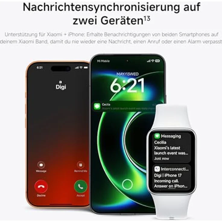 XIAOMI Smart Band 10 Pro NFC, Fitnesstracker für Handgelenke von 135-205 mm, Midnight Black – Bild 5