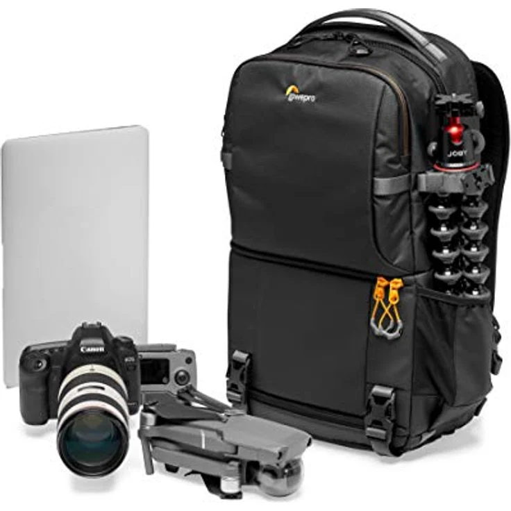 Lowepro Fastpack BP 250 AW III Kamerarucksack - Kameratasche - Fotorucksack für spiegellose und DSLR-Kameras wie Nikon D850, 300D, mit Zugang per QuickDoor, Fach für 13-Zoll-Laptop, Ripstop, Schwarz – Bild 2