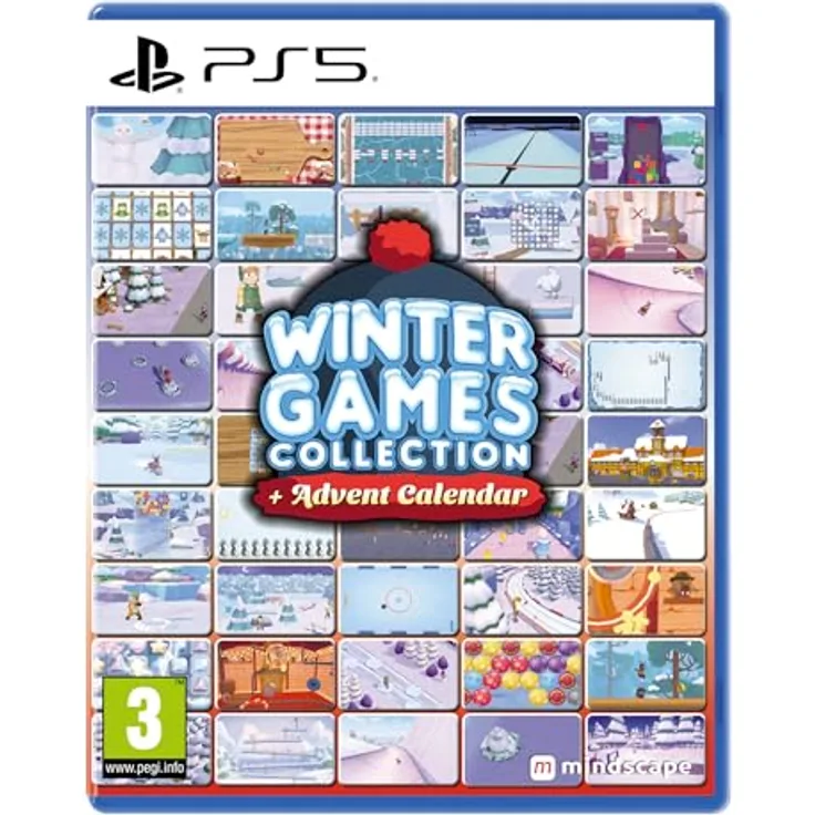 Mindscape Winter Games Collection + Advent Calendar, PS5 mit 25 herausfordernden Spielen und Multiplayer-Modus für bis zu 4 Spieler