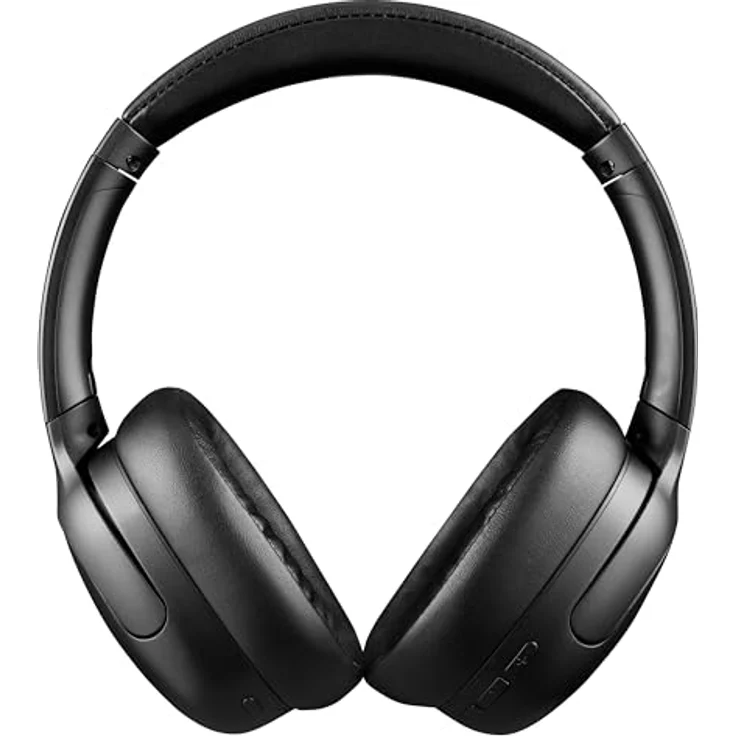 Intenso O400HA Over-Ear Kopfhörer - Hybrid Active Noise Cancelling, bis zu 75 Stunden Laufzeit, Bluetooth 5.3, Musikmodus, Transparency Modus, schnelle Ladezeit, schwarz – Bild 2