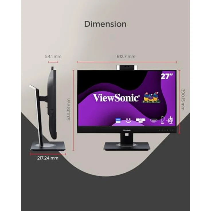 Viewsonic VG2757V-2K Monitor – Bild 9