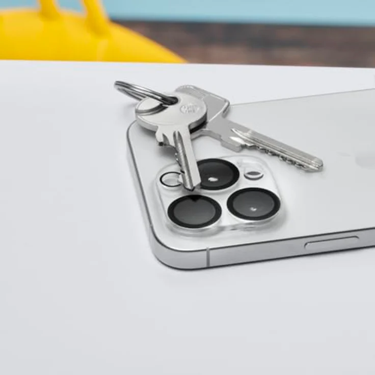 Hama Cam Protect Kameraobjektivschutz gehärtetes Glas 9H für Apple iPhone 16 Pro / 16 Pro Max, stoßfest und kratzresistent – Bild 9